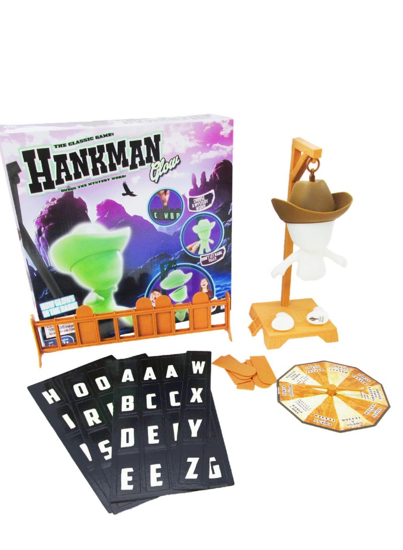Magnetic Hangman Board Game, Cowboy Mystery Word Guessing Travel Games for Family - Image 1